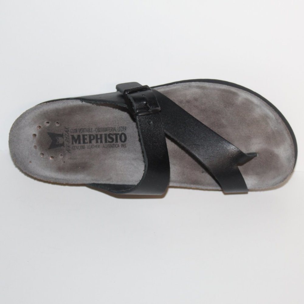 Mephisto Sandals Women 36 = US 6 Leather Black_7